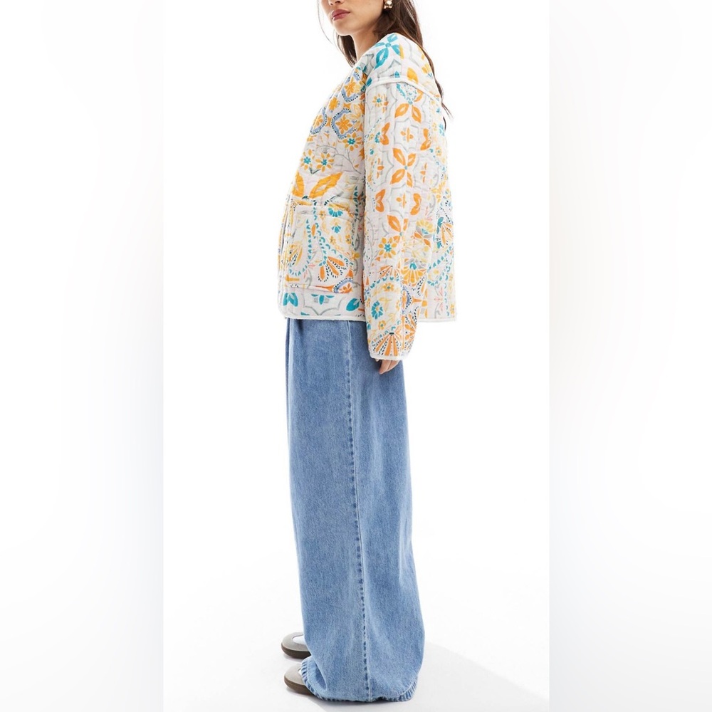 ASOS Multicolor Patterned Puffer Jacket - Picture 2 of 5
